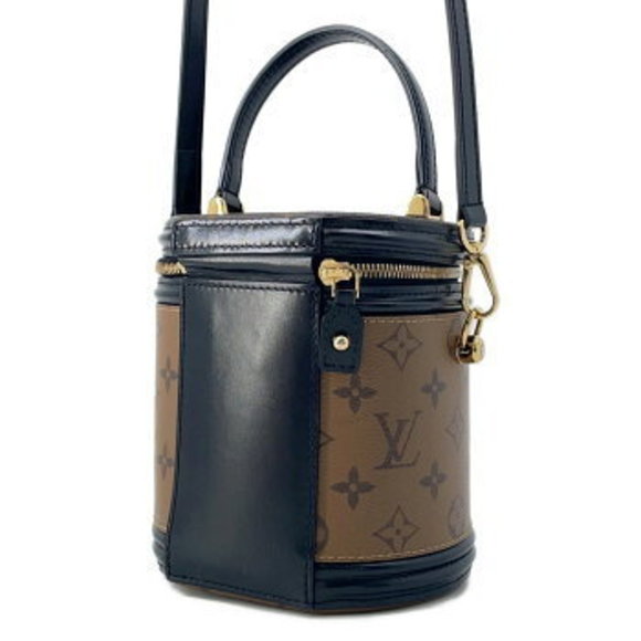 Louis Vuitton Monogram Reverse Cannes Handbag Black Vanity Bag - Picture 2 of 8